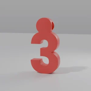 Charm / Pendant Alphabet – STL File for 3D Printing