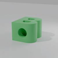 3D printed alphabet